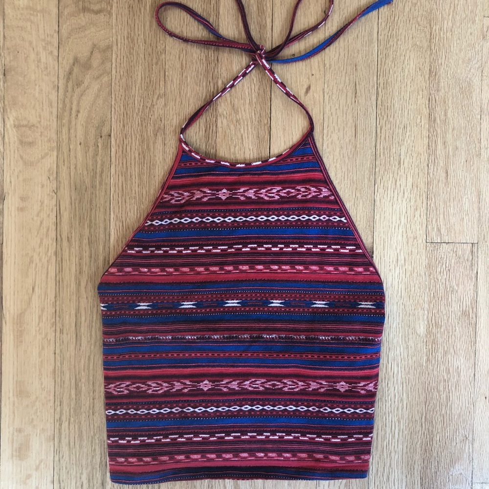 Crop top halter
